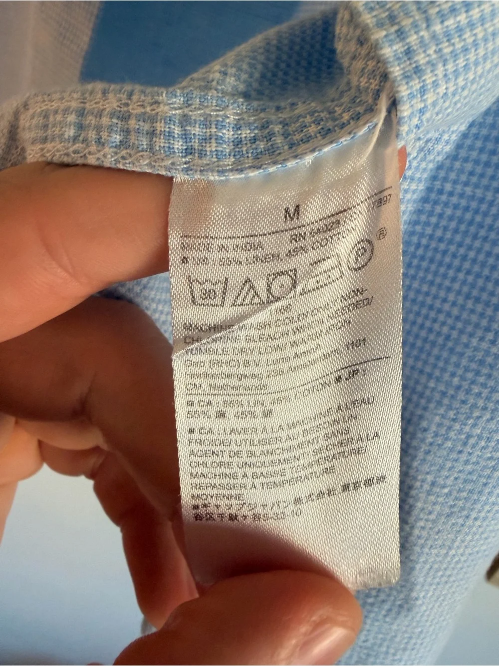 Banana Republic Light Blue Long-Sleeve Button-Down Shirt